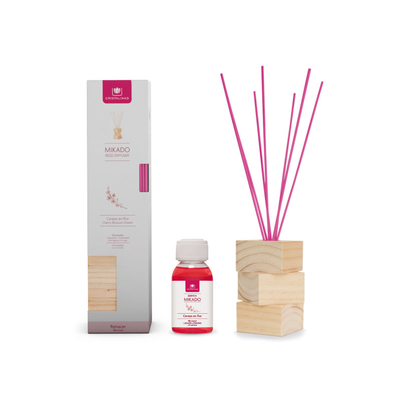 Diffuseurs et bâtons , Rose, Fruité