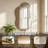 Irregular Tempered Glass And Aluminum Alloy Framed Wall Mirror-255948728-255948727