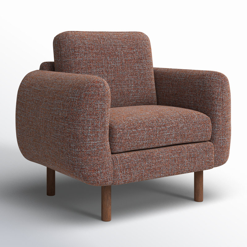 Fauteuil Leno, Chenille caramel performance
