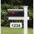 Personalized Post Mounted Mailbox and Address Plate-35528059
