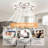 Kazuhito 37.4'' 7- Blade Dimmable LED Reversible Flush Mount Ceiling Fan With Remote And App-963400833