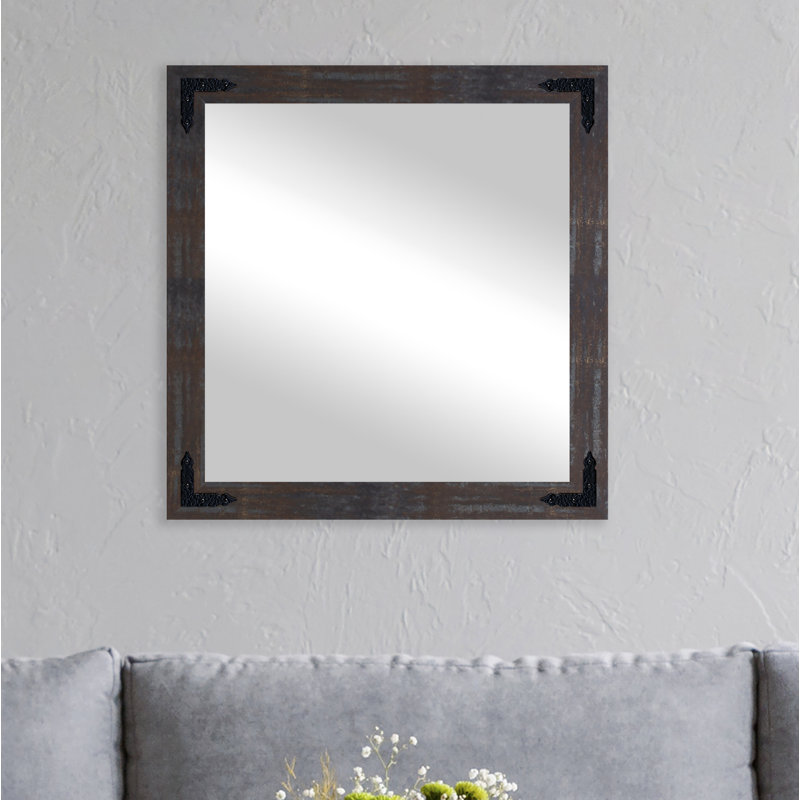 Miroir mural, H 21,5 po x l 21,5 po