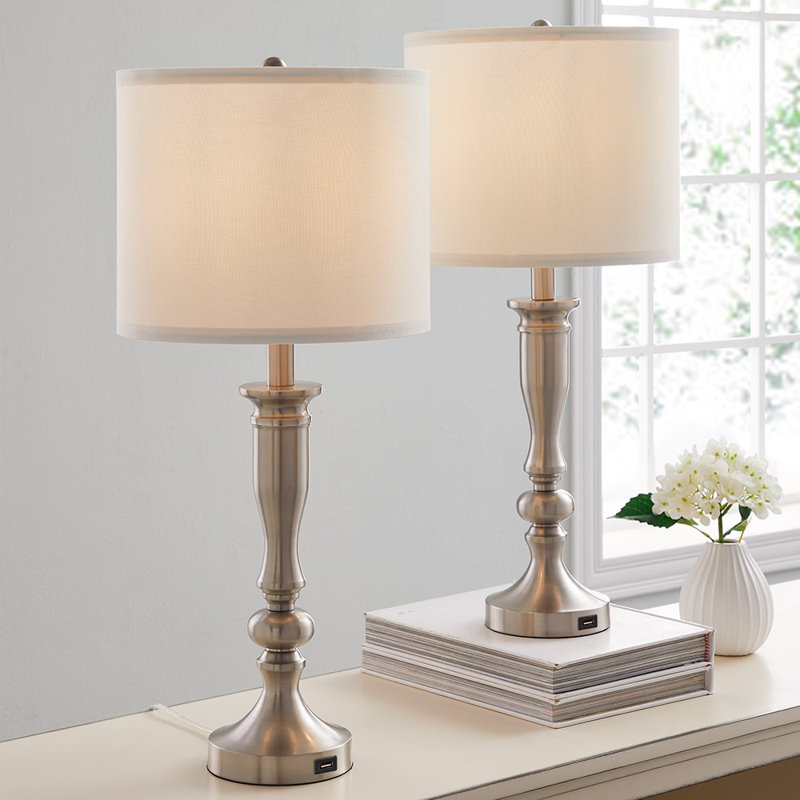 Cearra Metal USB Table Lamp