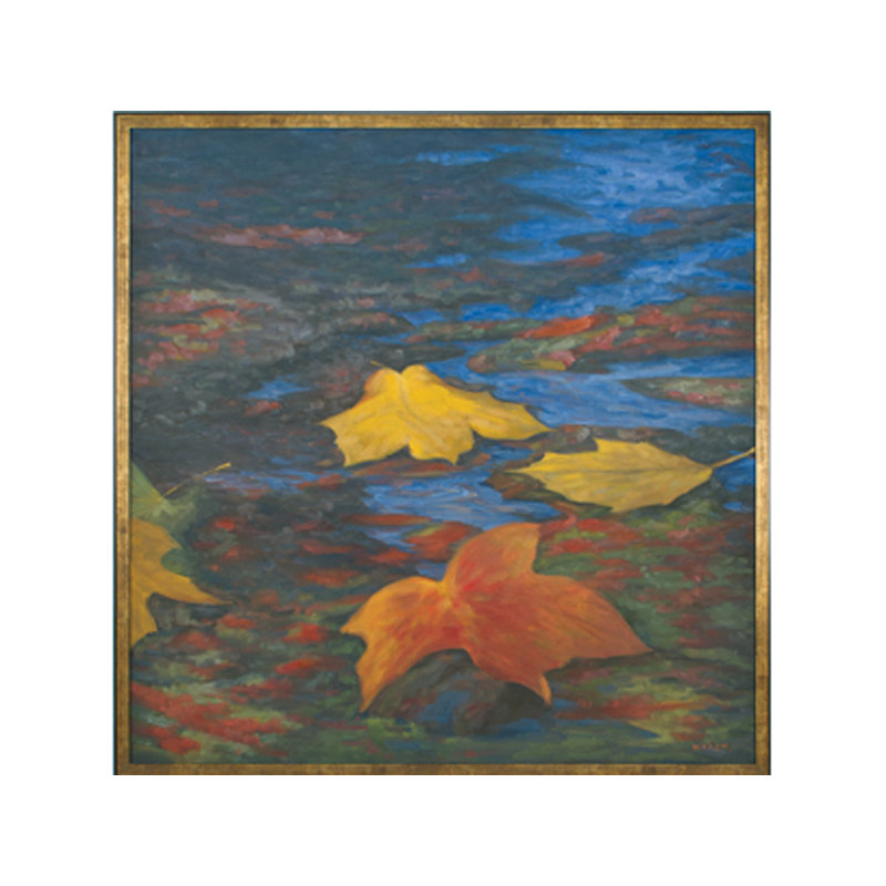 Fall Confetti - peinture encadrée
