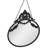Pabst Pewter Framed Wall Mirror with Decorative Chain and Antique Finish-1131672442