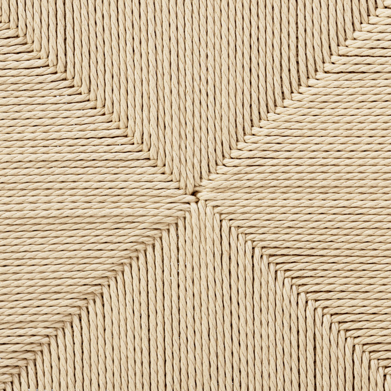 Hamm Woven Solid Wood Counter Stool
