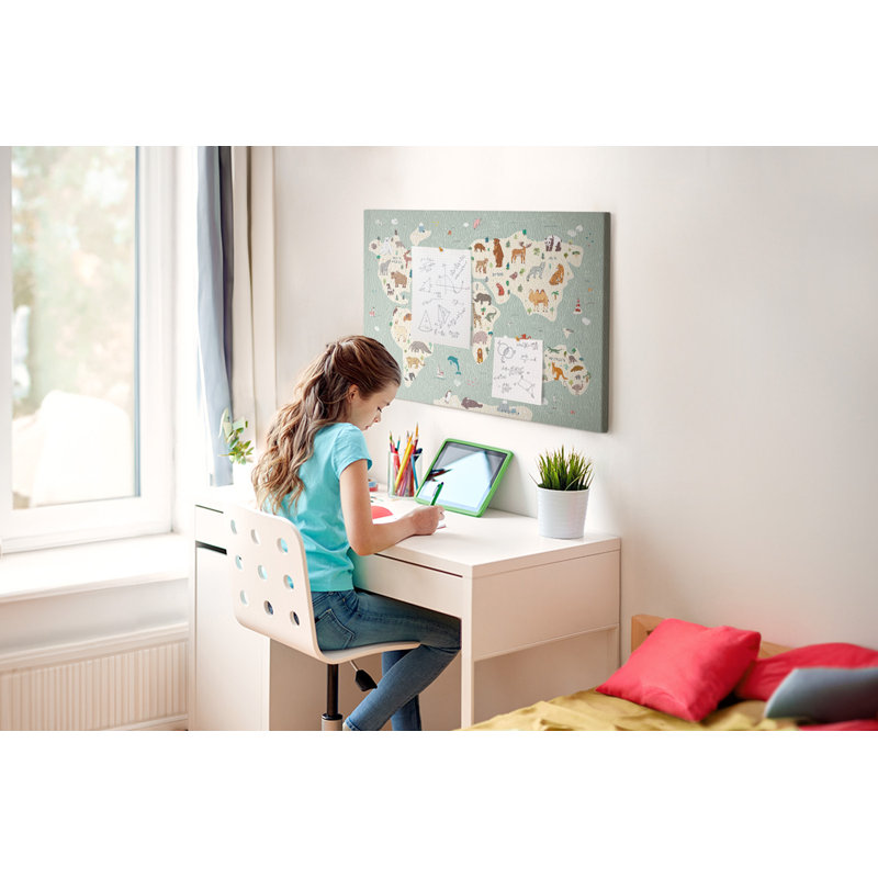 Erwinville Magnetic Cork Corkboard / Bulletin Board Bulletin Board