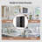 Olevide Wall Bathroom Cabinet Over The Toilet Storage-1420999162