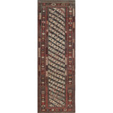 One-of-a-Kind Runner 3'5" X 9'8" Hand Knotted Area Rug