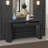 Enchanting Pine Veneer Console Table – Elegant Entryway Statement Piece with Curved Legs & Hidden Storage-18845500