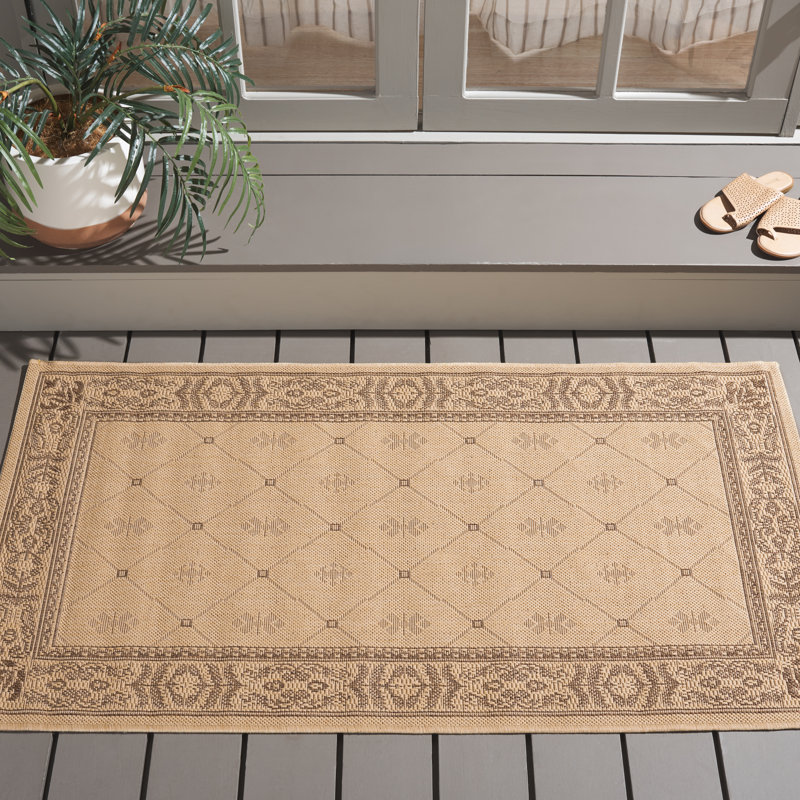 Tapis oriental intérieur / extérieur Performance, Rond 6 pi 7 po