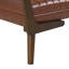Banc rembourré 52 pouces Mid-Century