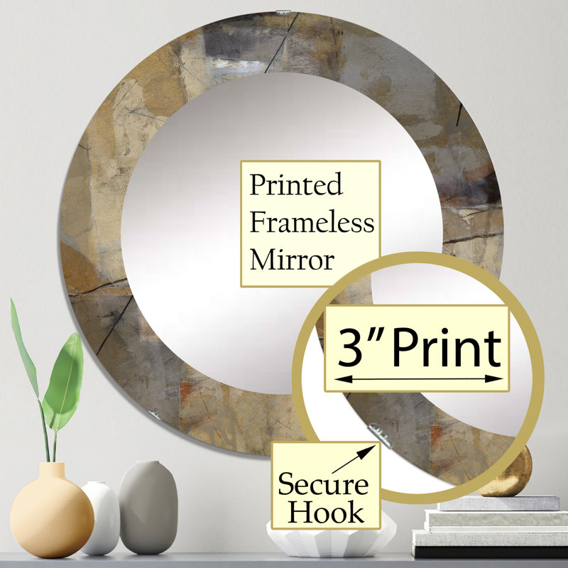 Mirror, 23.6" H x 23.6" W