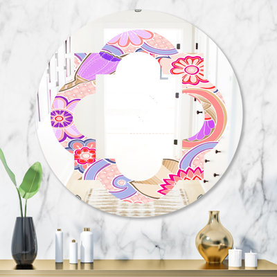 Miroir mural éclectique Quatrefoil