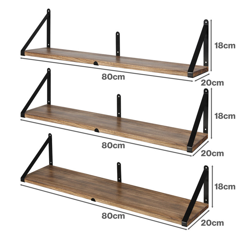 Solid Wood Floating Shelf