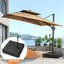 128' X 104' Mobile Double Top Cantilever Umbrella with Weighted Base -957996648