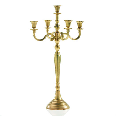 24.5'' H Metal Tabletop Candelabra