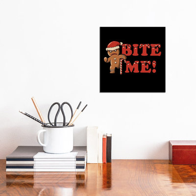 Bite Me - Wall Art Print - Wrapped Canvas