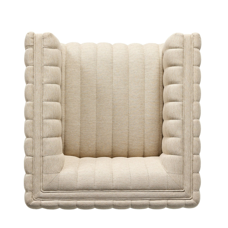 Augustine Outdoor Swivel Lounge Chair, Casa Cream