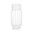 Mimo Clear Nyquan Glass Vases, Set of 2