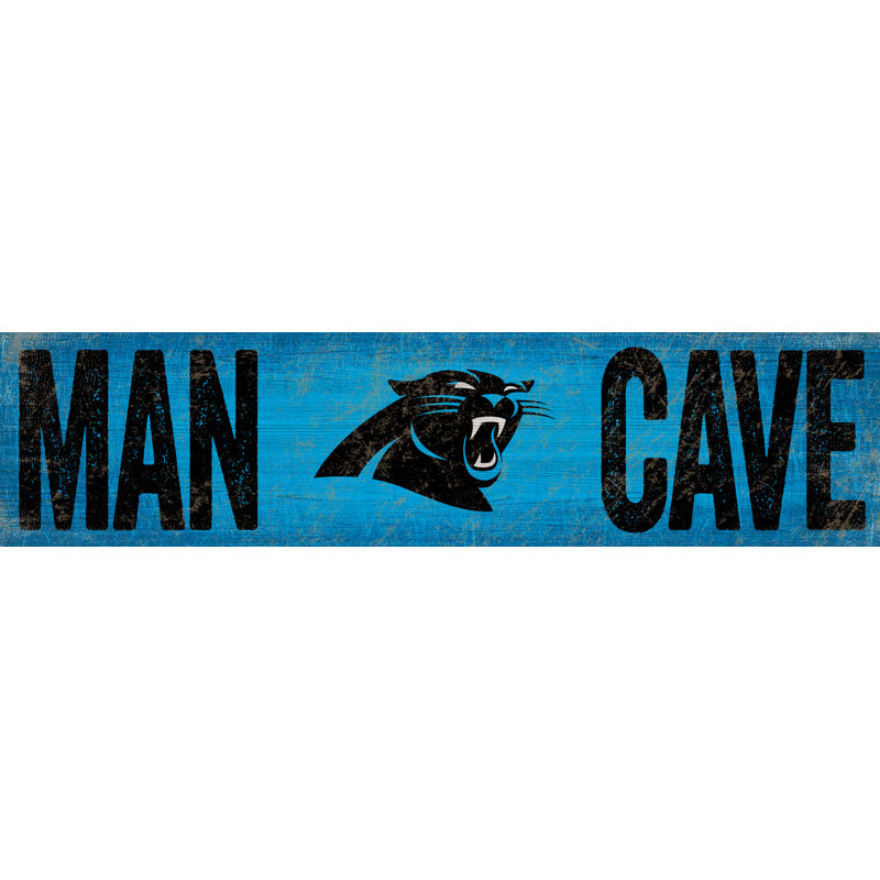 Wall Decor on Wood, Carolina Panthers