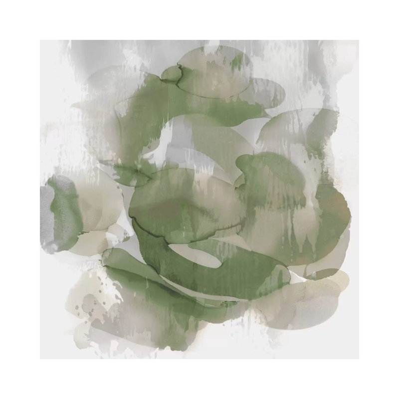 Green Flow II by Kristina Jett - Wrapped Canvas Gallery-Wrapped Canvas Giclée, 45.72 cm H x 45.72 cm W x 3.175 cm D