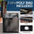 Bme 51.75'' W 136 Gallons Water Resistant Wicker Deck Box in Brown