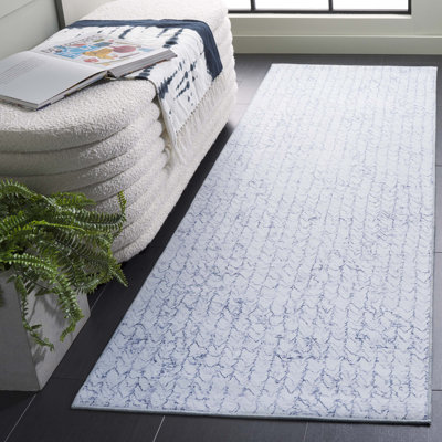 Tapis abstrait en polyester tissé à la machine Artiola