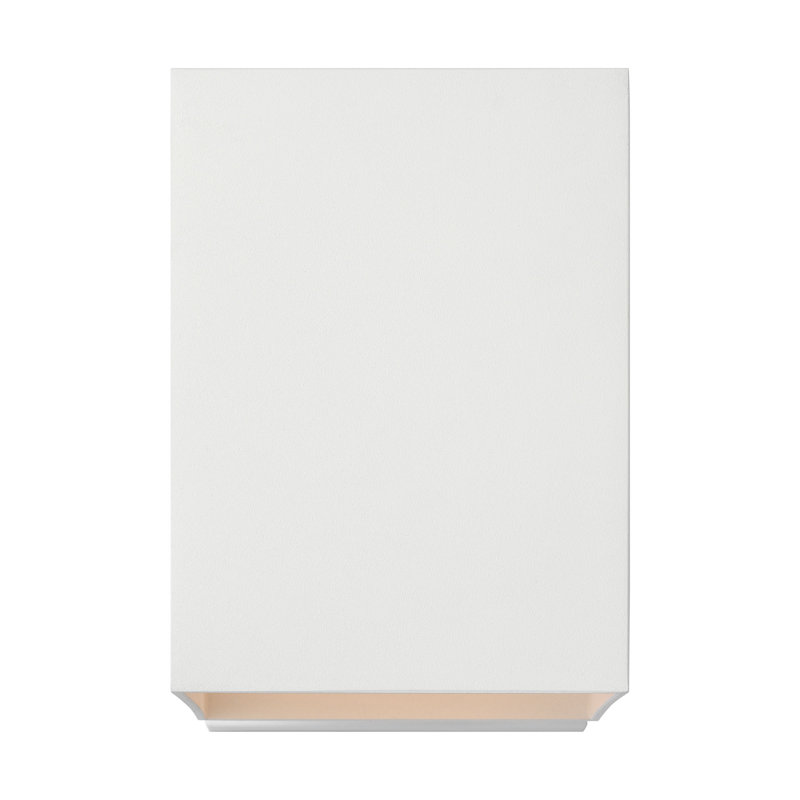 Rookwood Sean Lavin Pohl Outdoor Fixture In Outdoor Textured White Finish, 1 Light, 7" H x 5" W x 7.75" D