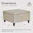 Aimee-Lee Faux Leather Ottoman-1957514225