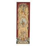 Hand-Knotted High-Quality Red and Beige Runner