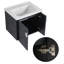 Meuble-lavabo 24 po avec lavabo en céramique pour petite salle de bain-642413675