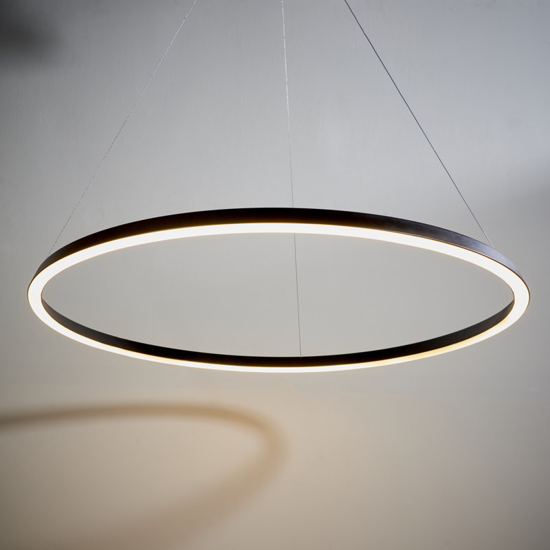 Maryam 1 - Light Geometric LED Pendant, Black