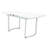 Cynarra White Extendable Dining Table