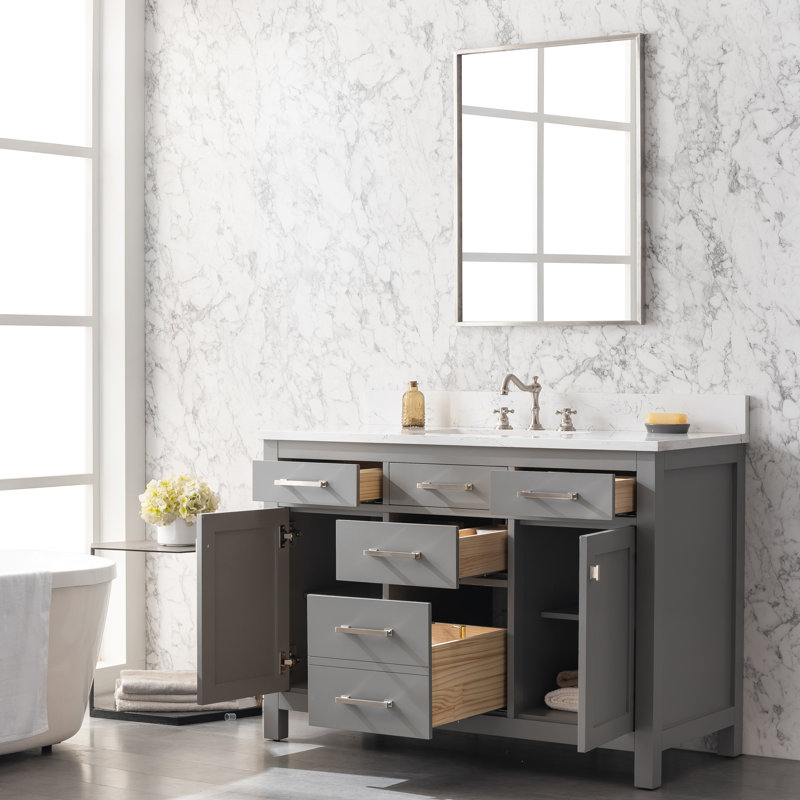 Ajhane 48" Single Vanity, Grey