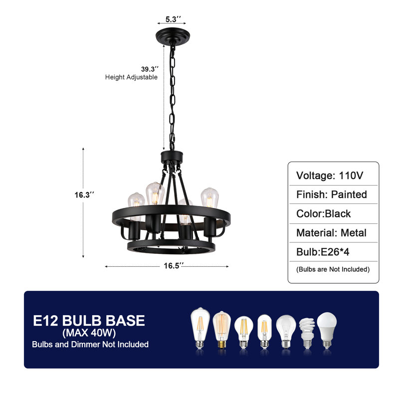 Industrial Plug-In Outdoor Hanging Light