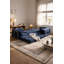 Canapé modulaire en velours bleu-1068160275