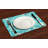 Polyester Paisley Rectangle Placemat