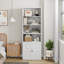 Bibliothèque haute, 6 tablettes en bois-347003766