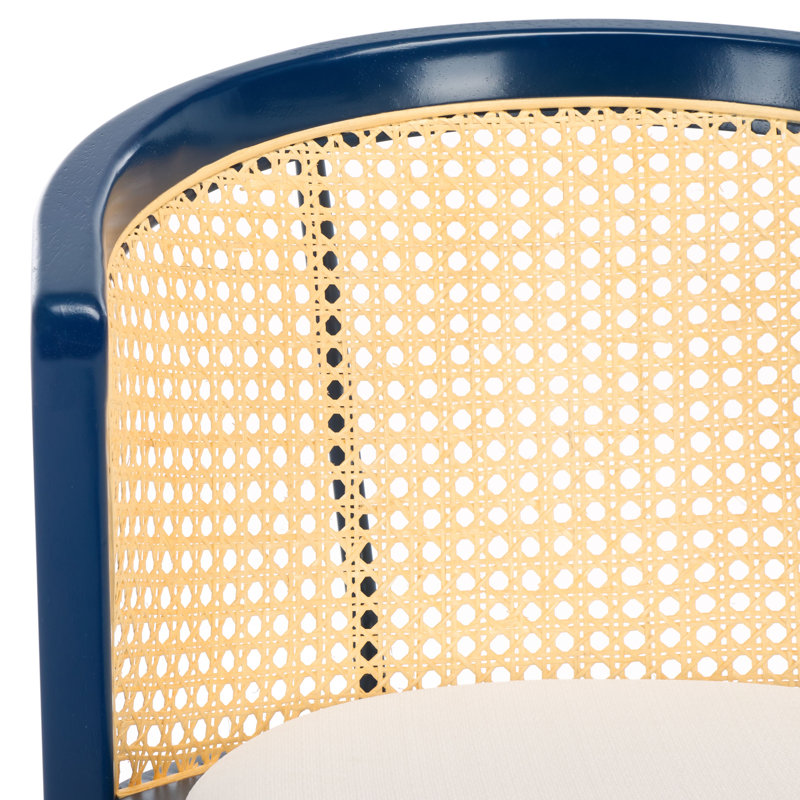 Fauteuil rembourré Beltre, Bleu marine