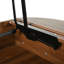 Table basse ovale à plateau relevable de 47,2 po avec rangement caché pour le salon-132000957