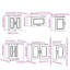 Kalmar Kitchen Cabinet Set-1562794698