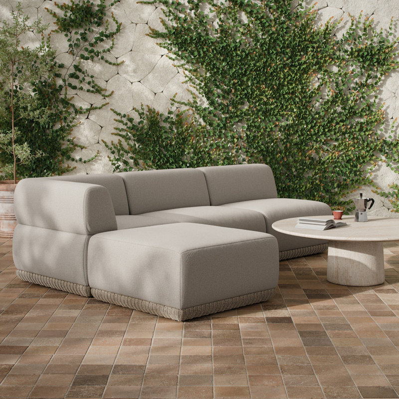 Evander Outdoor 4 - Seat Patio Sectional