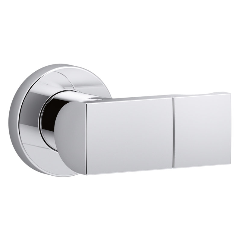 Exhale Adjustable Wall Bracket, Polished Chrome