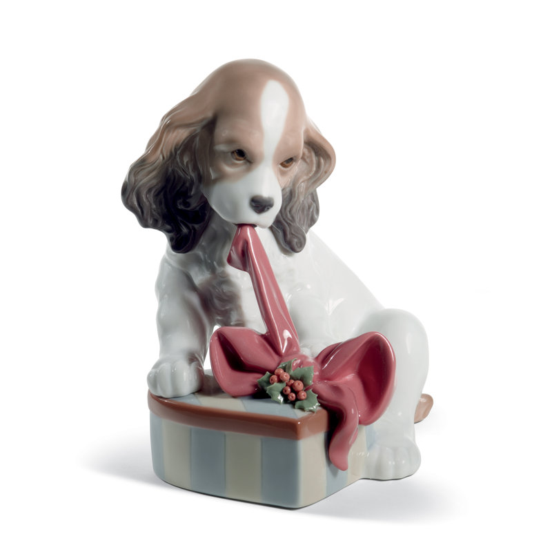 Can't Wait Dog Figurine