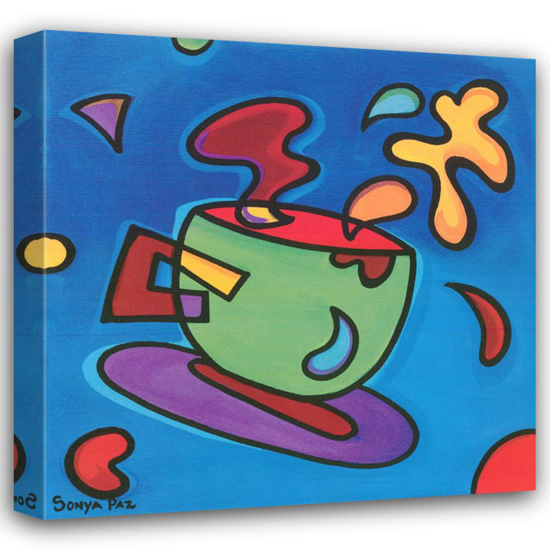 Green Coffee Mug, 28" H x 28" W
