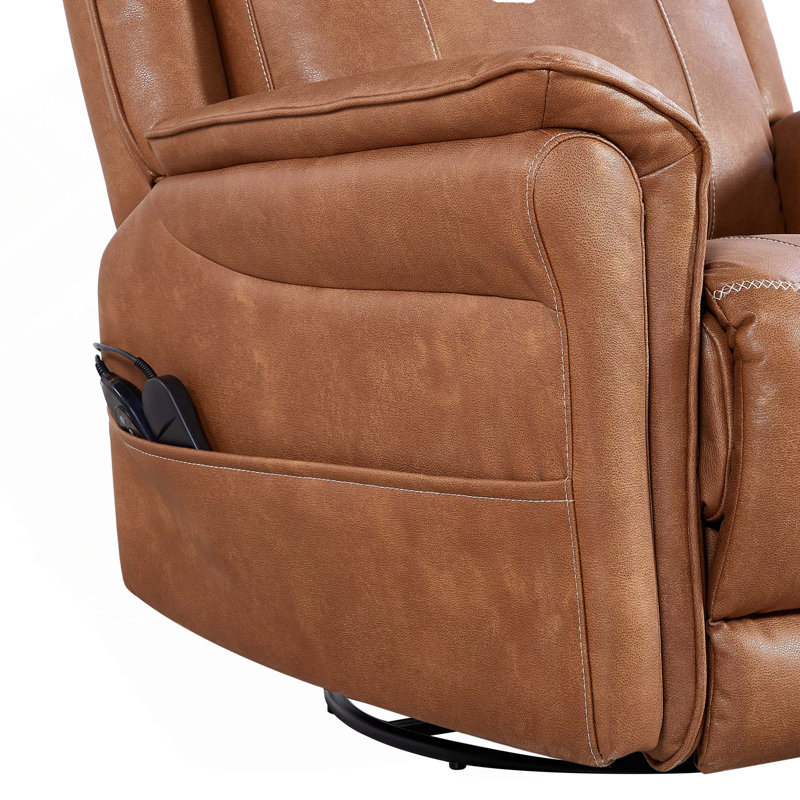 Fauteuil inclinable inclinable 240 degrés, Brun