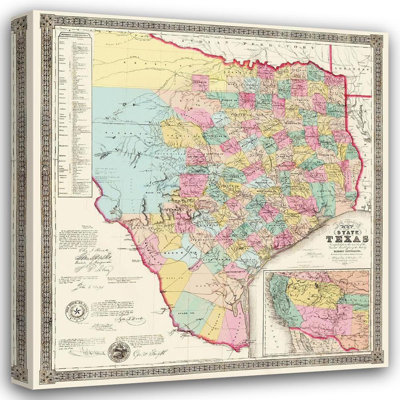 Art sur toile Alcott Hill® Colton Gallery, Texas State of J de Cordova, Colton, 1856