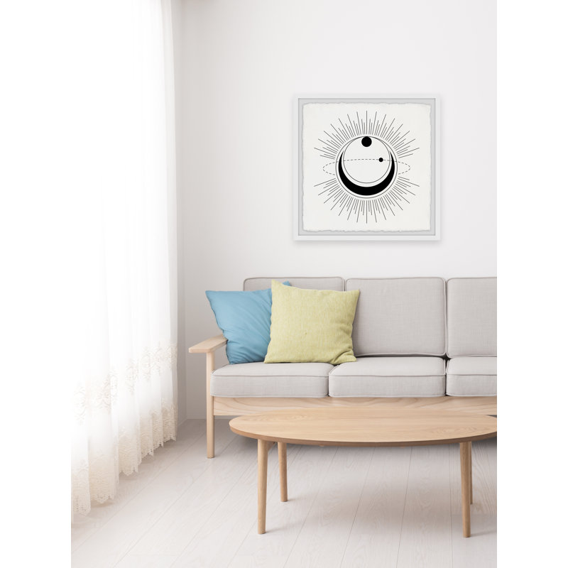 Moon Dimension - Single Picture Frame Print, 30cm H x 30cm W