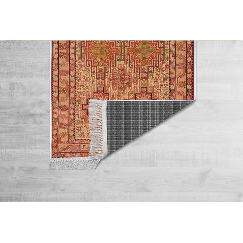 Luxurious Velvet Area Rug (4.6 x 7.2 ft), 100% Antibacterial Fabric, Non-Slip Cotton Backing, Pile Height: 0.4 in | Machine Washable, 3D Digital Print Design | Perfect for Living Room & Bedroom Decor, Soft & Durable